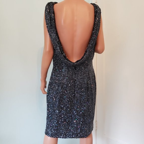 NWOT RIAZEE BOUTIQUE Stunning heavily beaded, fully lined Formal Dress. - Picture 15 of 17